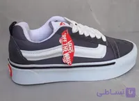 کفش ونس اولد اسکول لژدار طوسی (Vans Old Skool)