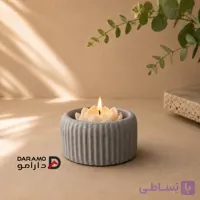 جاشمعی استوانه‌ای شیاردار