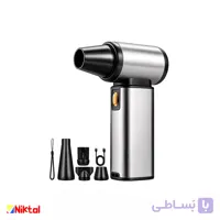 جت فن قدرتمندشارژی چند کاره مدل F1 | موتور براشلس 130000 دور با نمایشگر دیجیتال