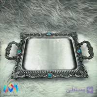 سینی پیوتر پایه دار نفیس رنگ ثابت