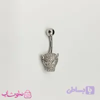پیرسینگ ناف استیل مدل ببر tiger