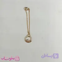 آویز ساعت زنانه ysx طرح love داخل حلقه ازدواج کد 899