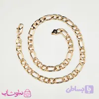 گردنبند ژوپینگ فیگارو پهن طول 50 سانت و عرض 8 میل کد 1500