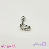 پیرسینگ گوش طرح کف پای نوزاد کد 89