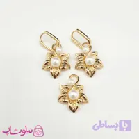 نیم ست زنانه ژوپینگ مدل گل و مروارید کد 4921