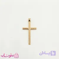 پلاک ژوپینگ مدل صلیب بدون نگین کد 1391
