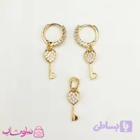 نیم ست دخترانه ژوپینگ طرح کلید و قلب کد 2967