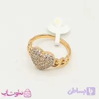انگشتر زنانه ژوپینگ کارتیه طرح قلب کد 3591