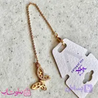 آویز ساعت زنانه ysx طرح پروانه نگین دار کد 1991