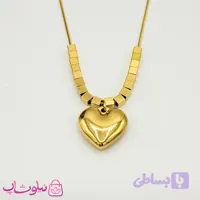 گردنبند زنانه طرح قلب استیل کد 1983