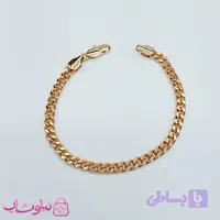 دستبند ژوپینگ کارتیه طلایی طول 19 سانت و عرض 5 میل کد 4991