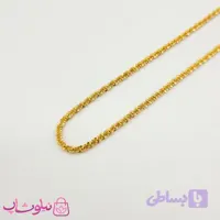 زنجیر گردنبند زنانه مدل خاویاری استیل طلایی کد 1391