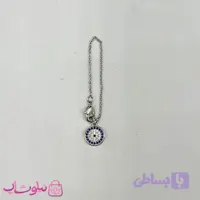 آویز ساعت زنانه ysx نگیندار نقره ای کد 1991