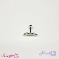 پیرسینگ گوش استیل مدل تاج یا برگ کد 100