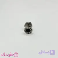 پیرسینگ گوش طرح میراکل نقره ای مشکی کد 80