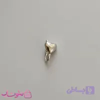 پیرسینگ فیک بینی مدل قلب نقره ای رنگ کد 849