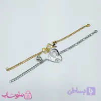 دستبند ست دختر و پسر مگنتی مدل قلب کد 1981