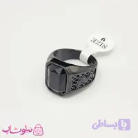 انگشتر مردانه استیل مدل دراگون (اژدها) فول مشکی کیفیت مستر کد 750
