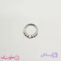پیرسینگ دیث یا سپتوم مدل دایره نگیندار کد 369