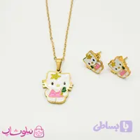 نیم ست بچگانه هلوکیتی مدل بستنی به دست کد 179