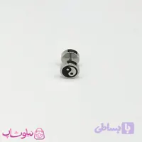 پیرسینگ گوش طرح یین و یانگ نقره ای کد 80