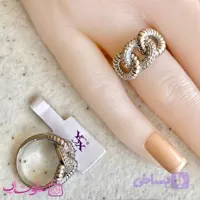 انگشتر زنانه YSX مدل کارتیه نقره ای کد 89