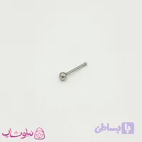 پیرسینگ بینی خطی ساده نقره ای رنگ 193