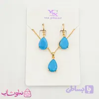 نیم ست زنانه YSX مدل آبی فیروزه ای کد 5991