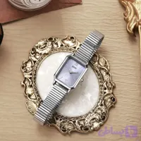 ساعت زنونه قفل ریلی بند استیل