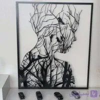 تابلو ترکیبی درخت و بانو