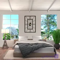 ساعت دیواری چوبی مدل آرون
