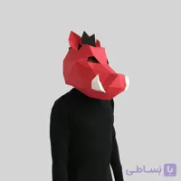 ماسک صورت اوریگامی خوک