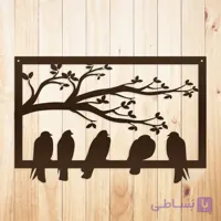 تابلو فانتزی چوبی یک تکه مدل پروا