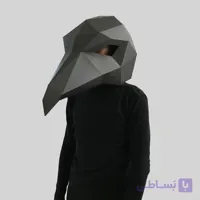 ماسک صورت اوریگامی کلاغ