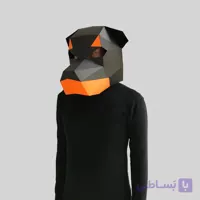 ماسک صورت اوریگامی سگ روتوایلر