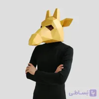ماسک صورت اوریگامی زرافه