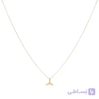 گردنبند طلا زنانه با زنجیر حلقه‌ای فلامینگو wn1409