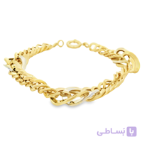 دستبند طلا زنانه ژوان 13 میلی wb1384