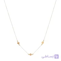 گردنبند طلا زنانه با زنجیر حلقه‌ای فلامینگو مدل ونکایف wn1401