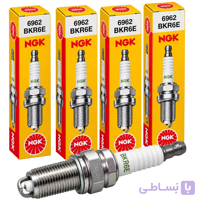 شمع NGK کوتاه استاندارد نیکل ژاپن اصلی BKR6E 6962