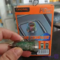 شارژر فندکی خودرو توان 38 وات فست شارژ با دو پورت USB و Type C
