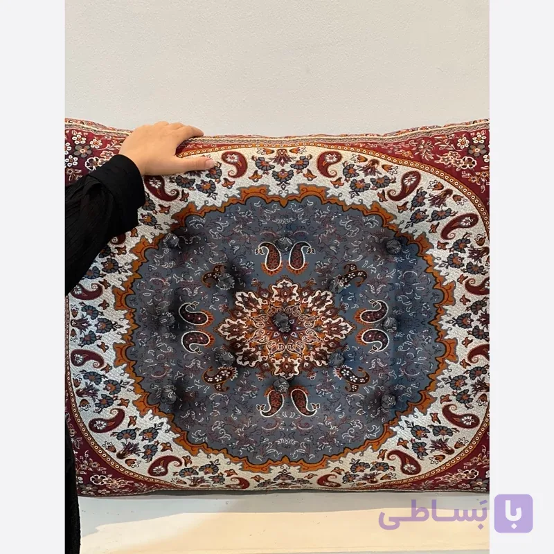 پشتی سنتی ترمه شاهسوند طوسی