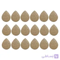 مهر نماز تربت کربلا مدل اشک طرح یا عباس علیه السلام بسته 18تایی