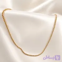 زنجیر طنابی طلایی استیل