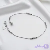 پابند ژوپینگ نقره‌ای توپی (Ball Chain)