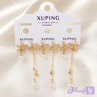 گوشواره ستاره نامتقارن مرواریدی ژوپینگ