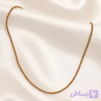 زنجیر خاویاری طلایی استیل