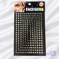 نگین تزئینی صورت Face Gems طرح دایره‌ای
