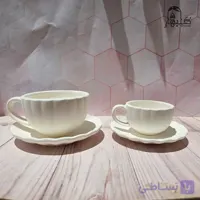 فنجان چای و فنجان قهوه خوری دالبری سرامیک خام
