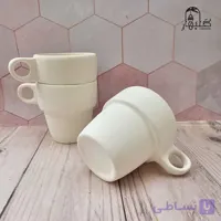 ماگ دسته گرد سرامیک خام